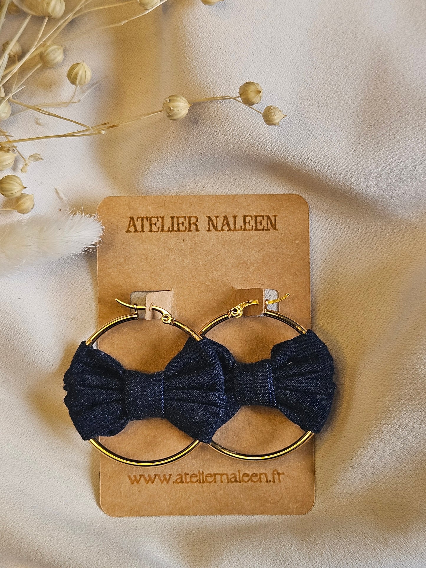 Créole noeud " Gentiane" or - Atelier Naleen