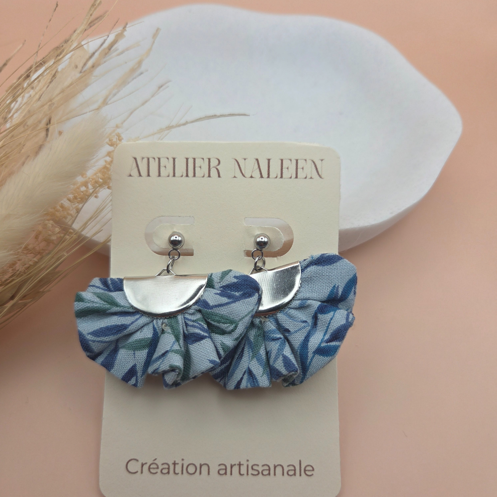 Boucle d'oreille demi-lune "Bambou" - Atelier Naleen
