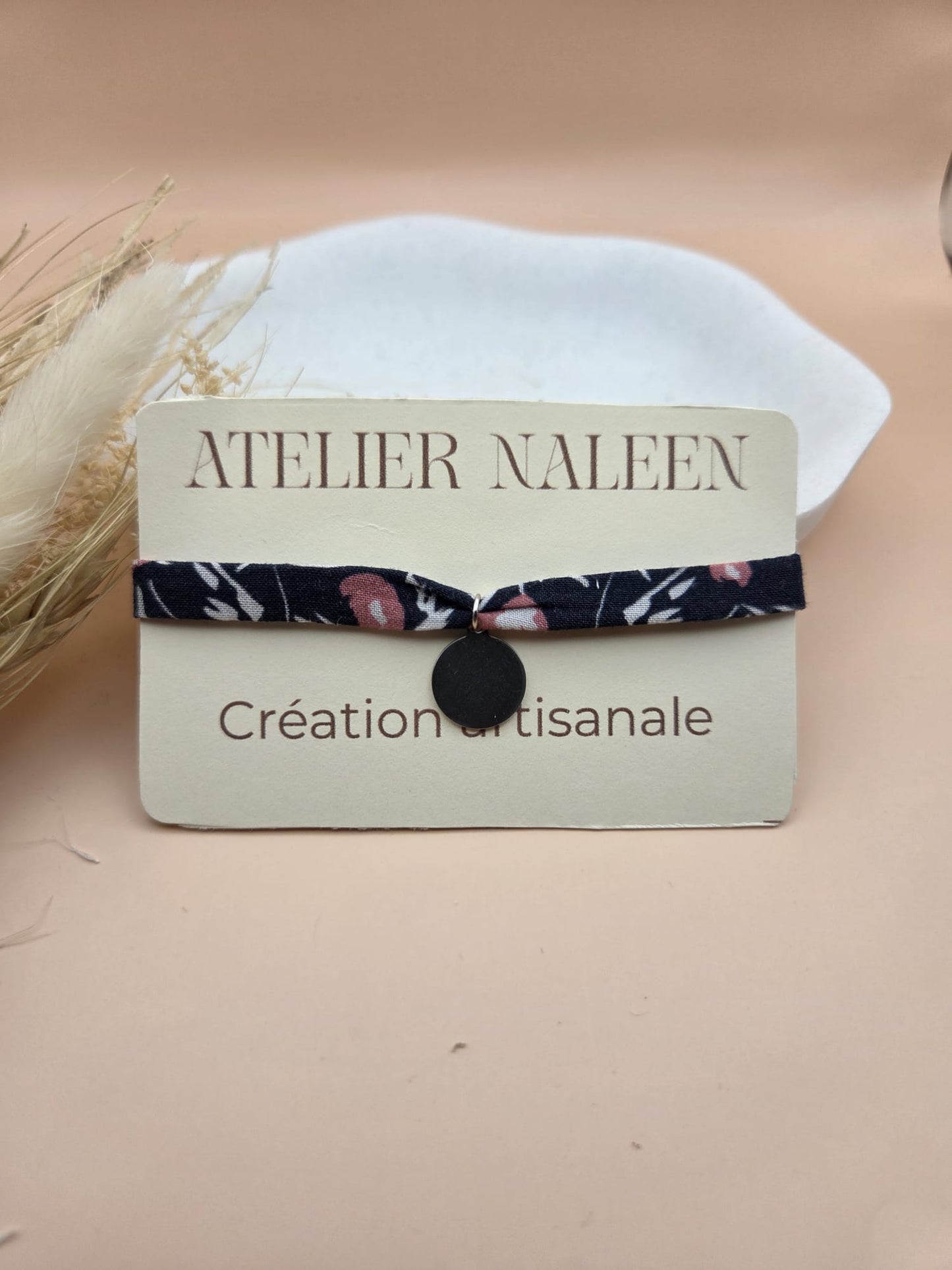 Bracelet à personnaliser "Anémone" argent - Atelier Naleen