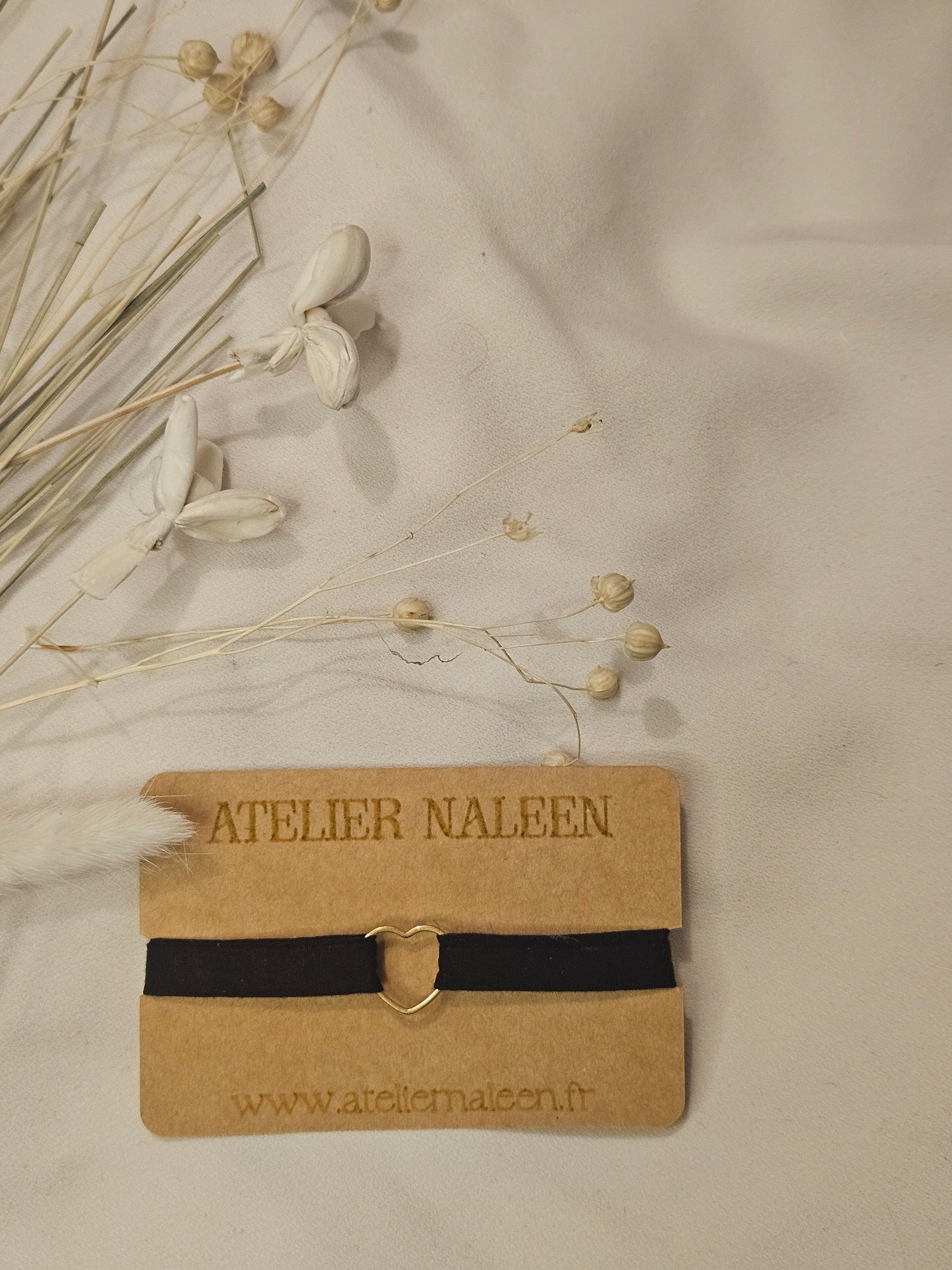 Bracelet coeur "Dahlia" or - Atelier Naleen