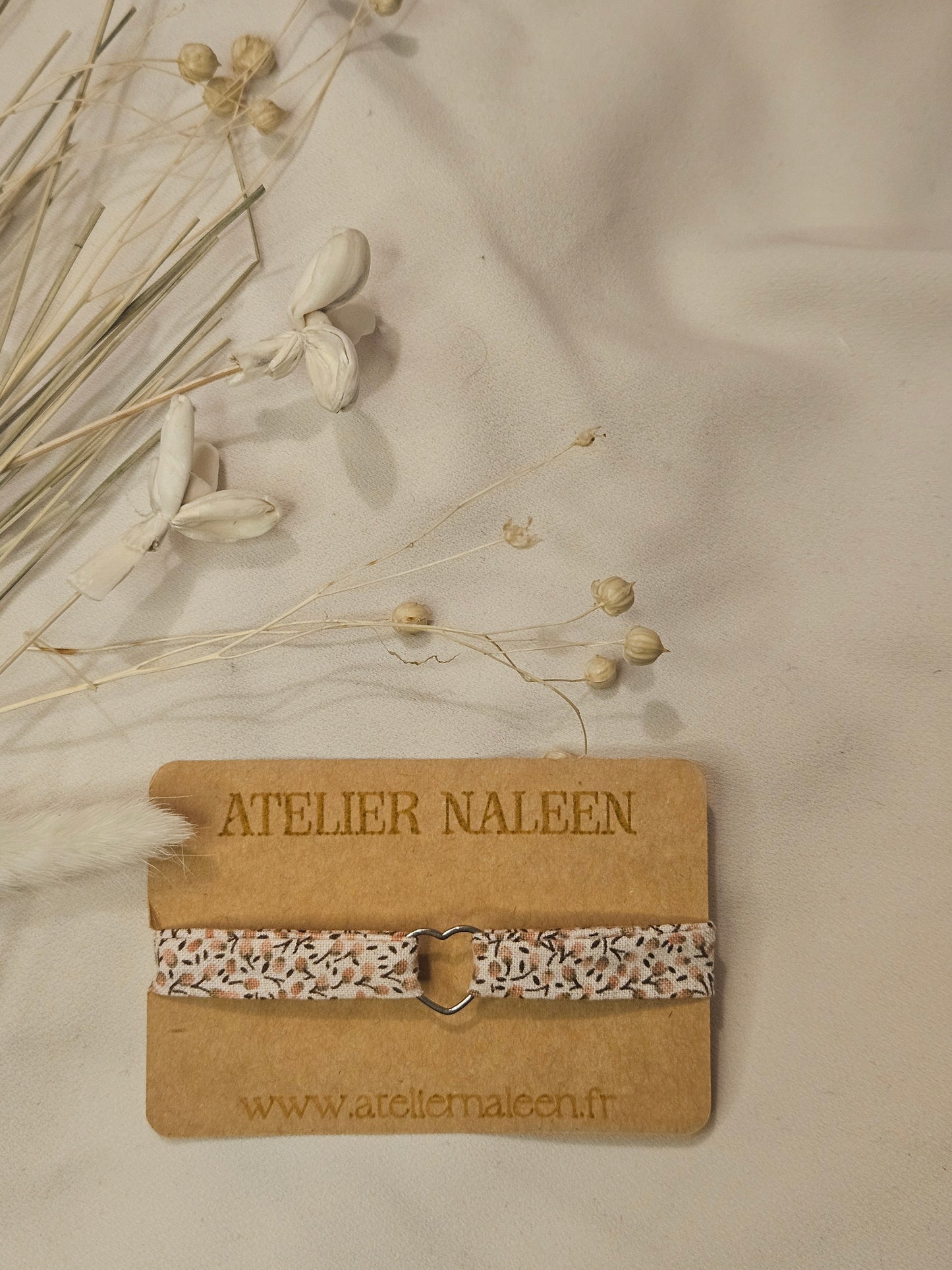 Bracelet coeur "Jasmin" argent - Atelier Naleen