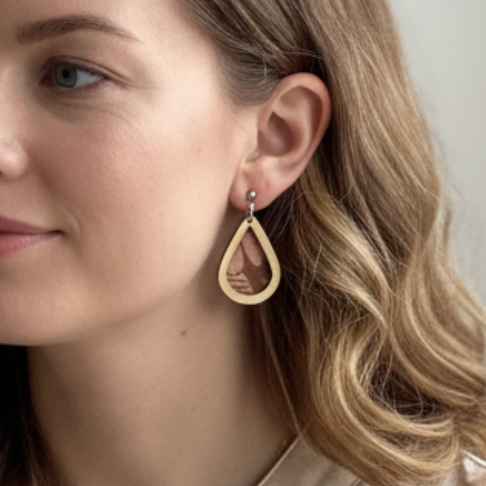 Les boucles Tissus & Bois