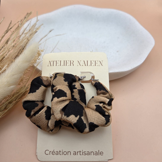 Boucle d'oreille froufrou "Camomille" - Atelier Naleen 