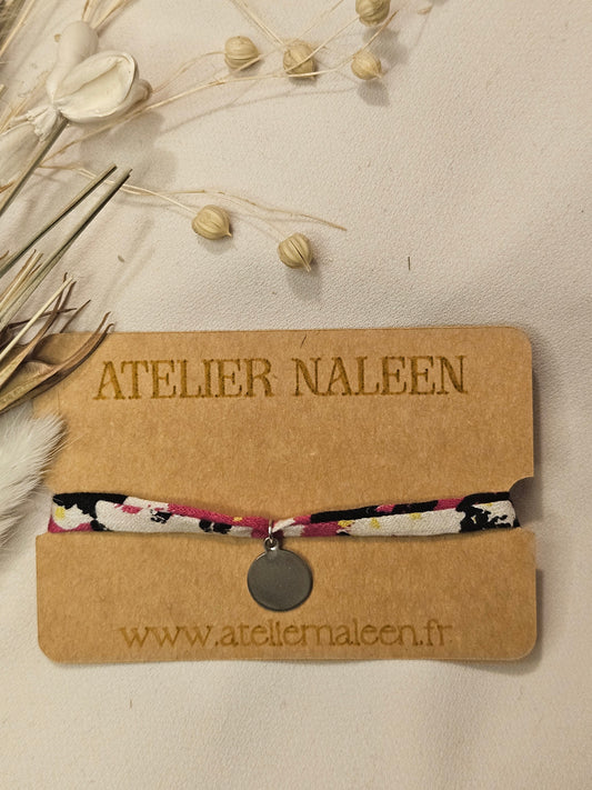 Bracelet à personnaliser "Magnolia" argent - Atelier Naleen 