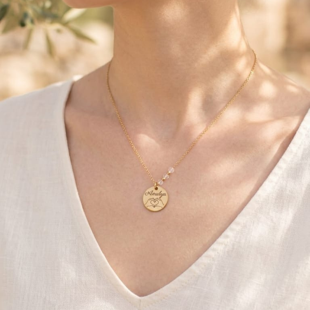 Collier pierre de naissance - Atelier Naleen 