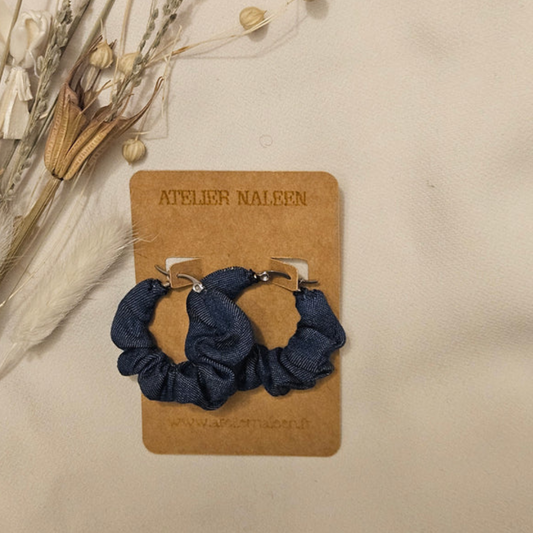 Boucle d'oreille froufrou "Campanule" - Atelier Naleen 