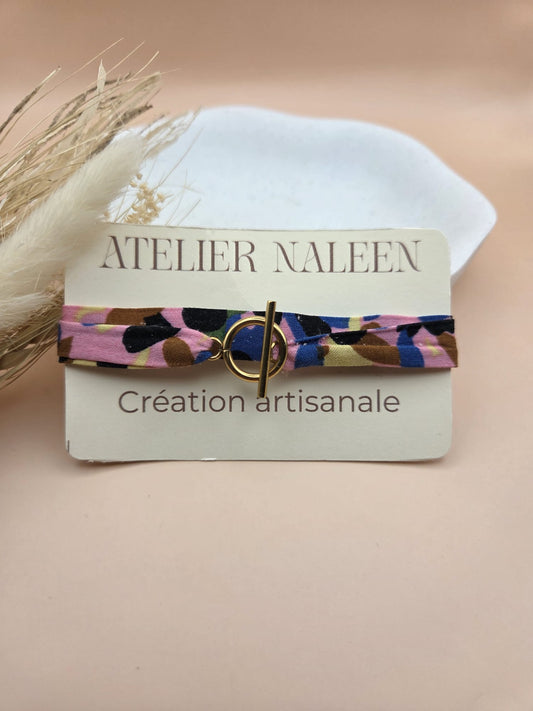 Bracelet double "Pivoine"