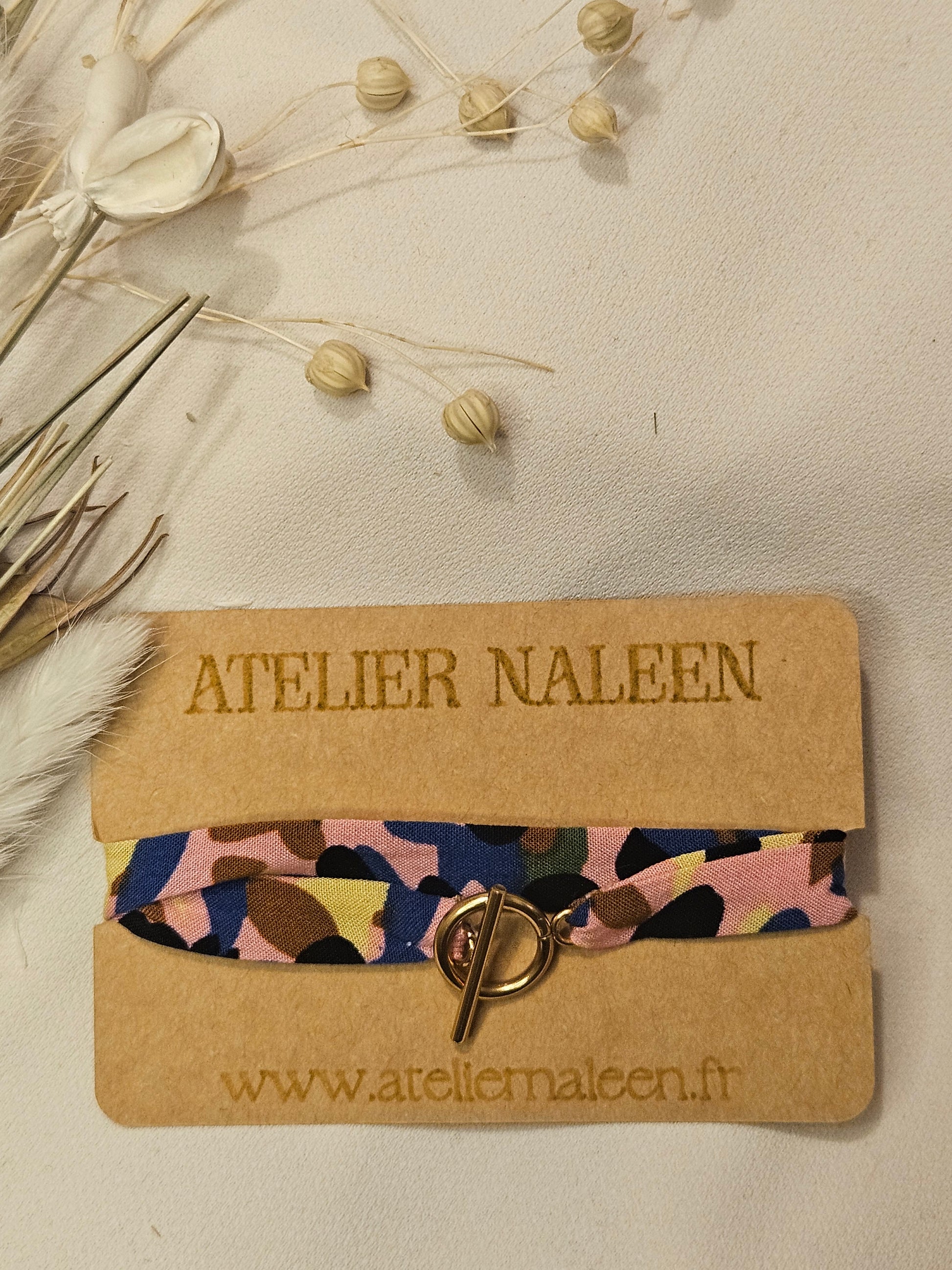 Bracelet double "Pivoine" or - Atelier Naleen 